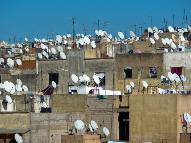marocco antenne paraboliche televisione