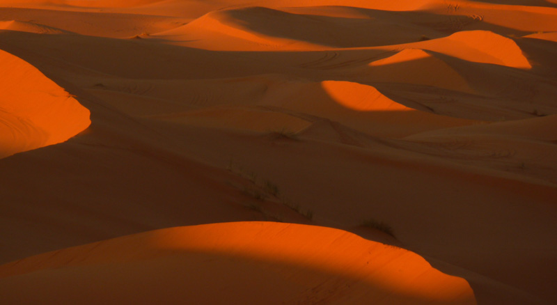 Marocco Sahara dune tramonto