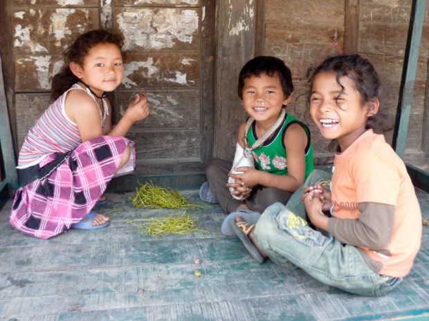Nepal bambini