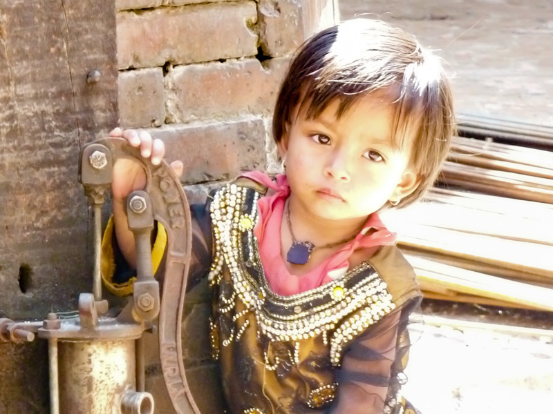Nepal bambina