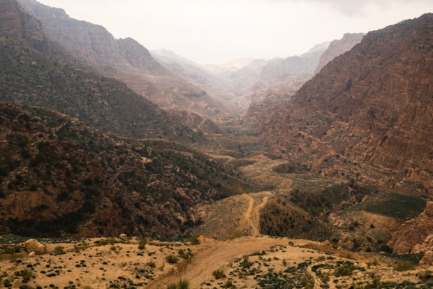 Viaggio in Giordania racconto canyon dana