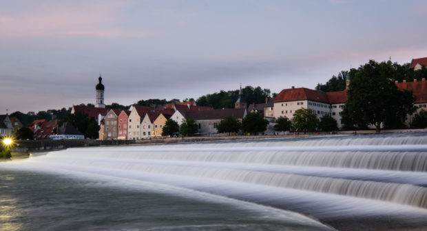 Viaggio in bicicletta strada romantica baviera da fussen a wurzburg romantische strasse Landsberg am Lech