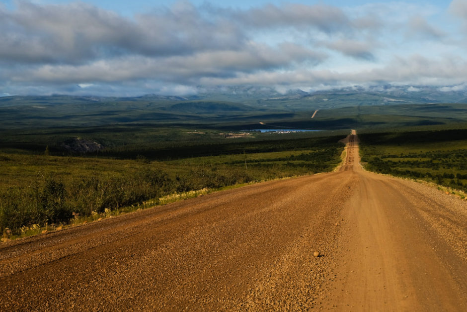 dempster highway panorama - libri di viaggio Canada