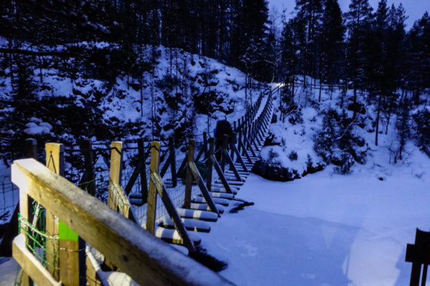 lapponia inverno oulanka ponte