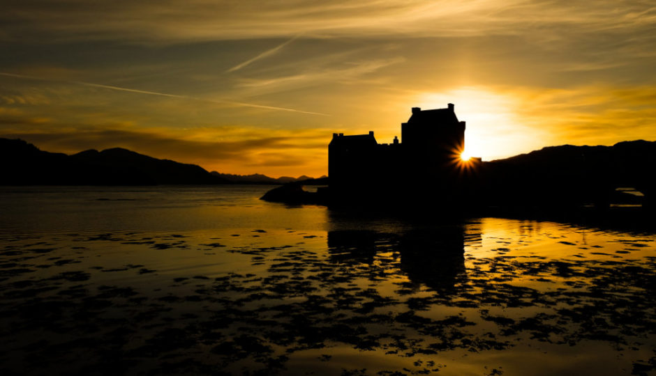 leggende della scozia castello eilean donan - libri di viaggio grande nord