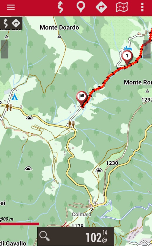 monte san primo sentiero ciaspole dal Pian del Tivano