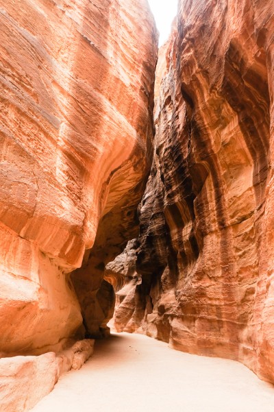 petra siq giordania canyon