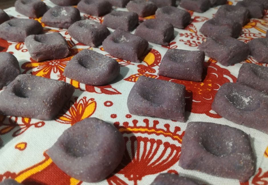 ricetta gnocchi patate a pasta viola forma perfetta