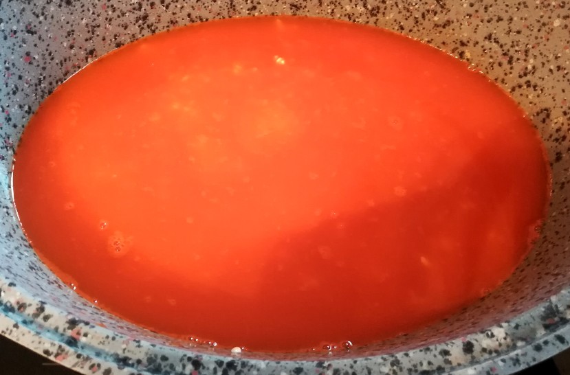 ricetta risotto cotto nel succo di peperoni