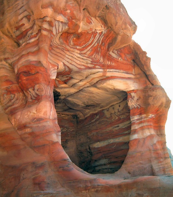 roccia colorata petra giordania
