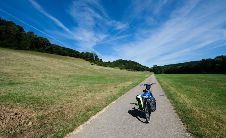strada romantica bicicletta baviera tappa rothenburg Tauberbischofsheim pista ciclabile