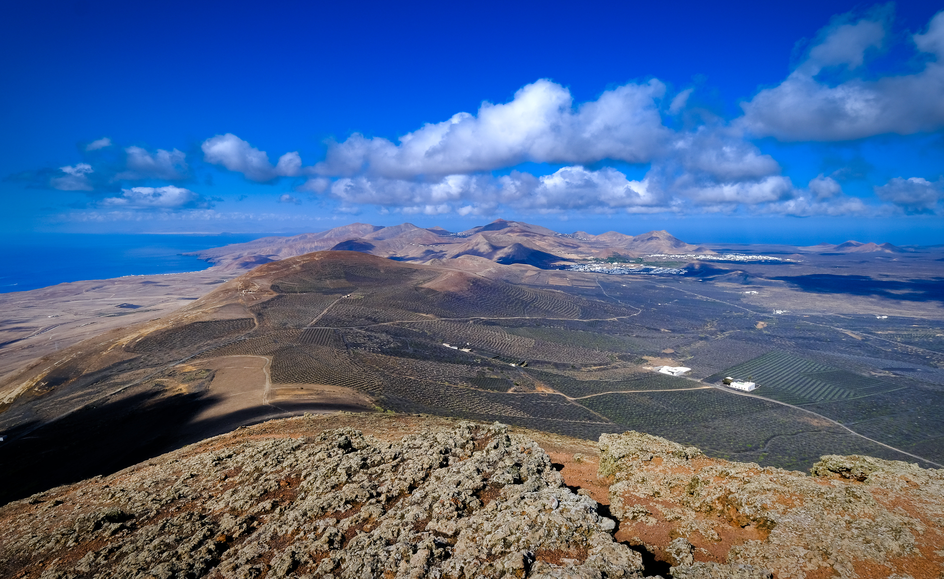 panorama dalla vetta del vulcano Guardilama