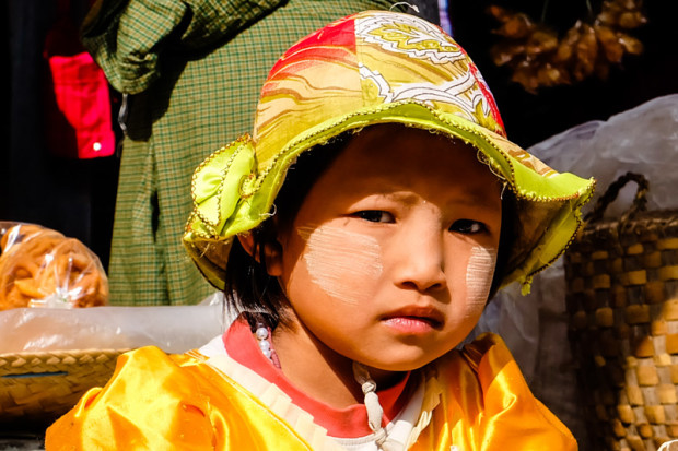 viaggio in Birmania, bambina