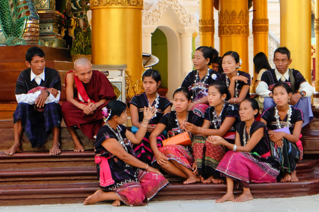 Viaggio alla Shwedagon pagoda