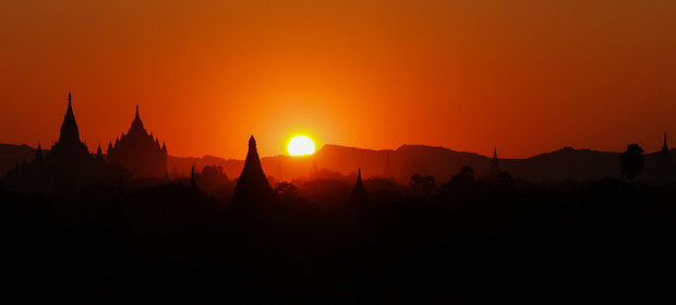 viaggio in Birmania, Bagan al tramonto