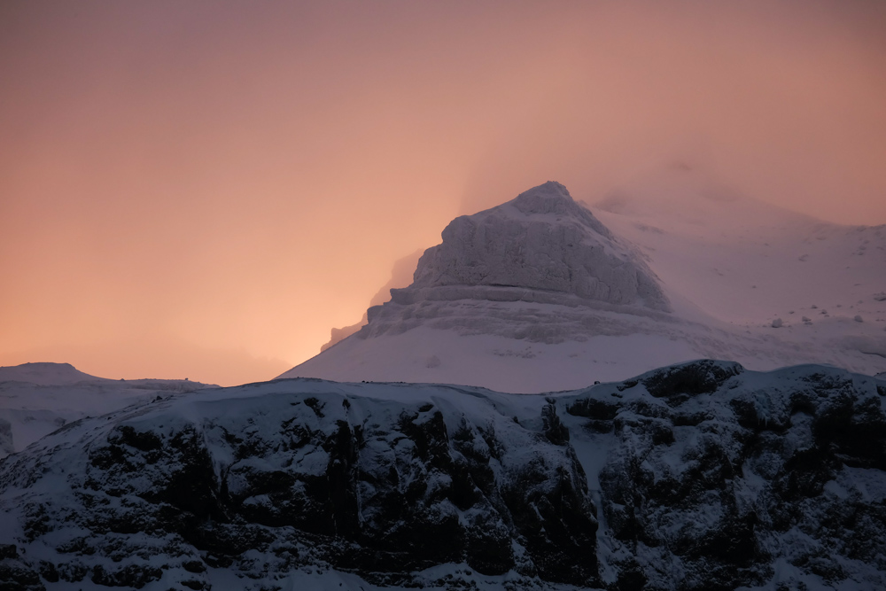 viaggio in Islanda alba inverno