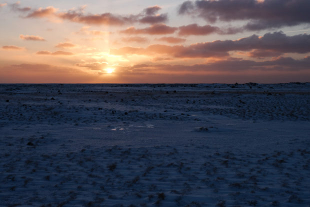 viaggio in Islanda alba inverno