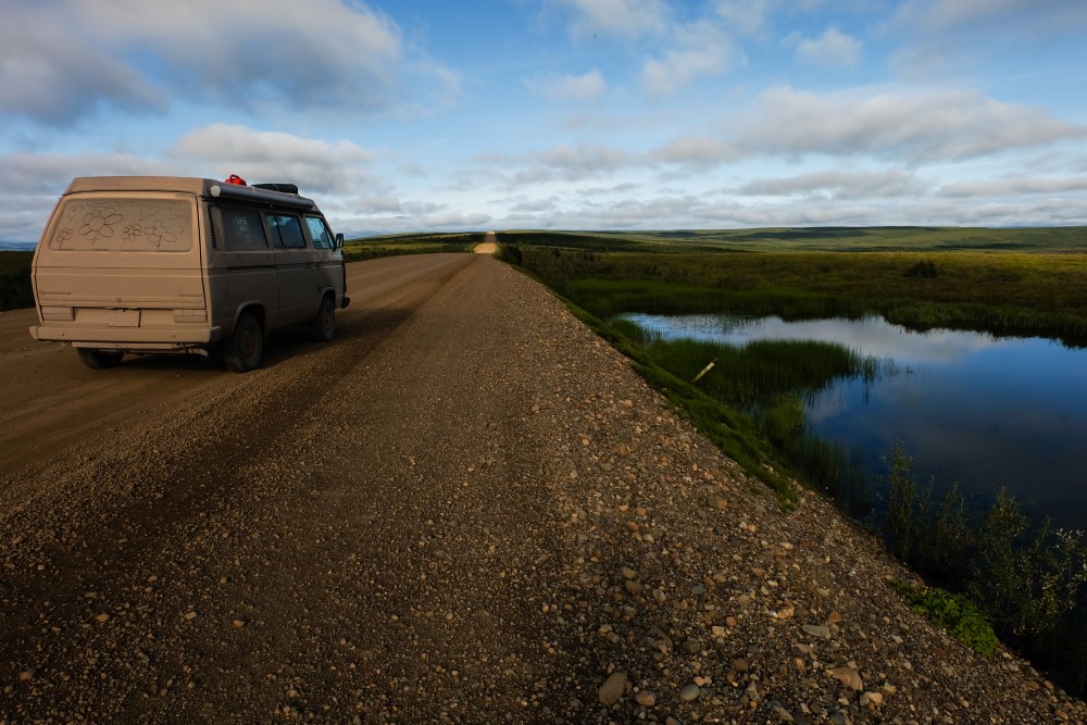 viaggio in canada dempster highway on the road